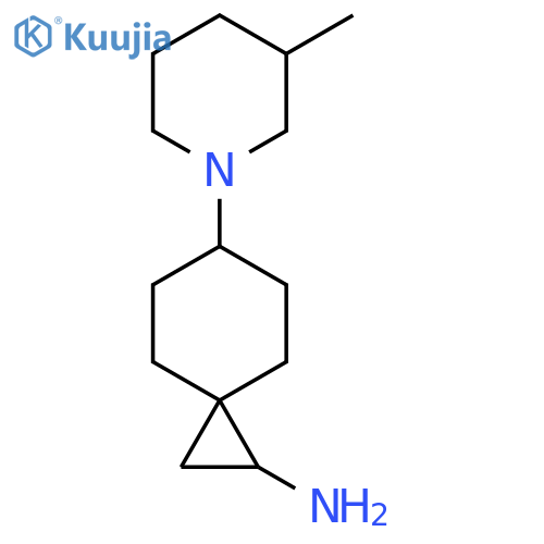 6-(3-methylpiperidin-1-yl)spiro2.5octan-1-amine structure