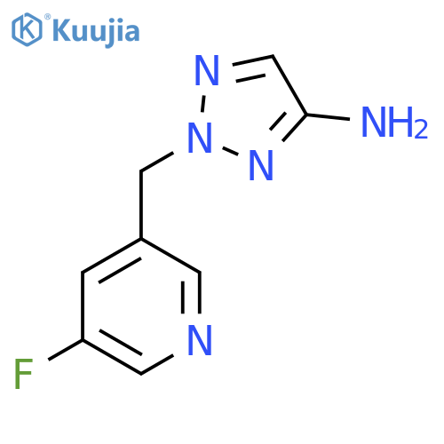 2-(5-fluoropyridin-3-yl)methyl-2H-1,2,3-triazol-4-amine structure
