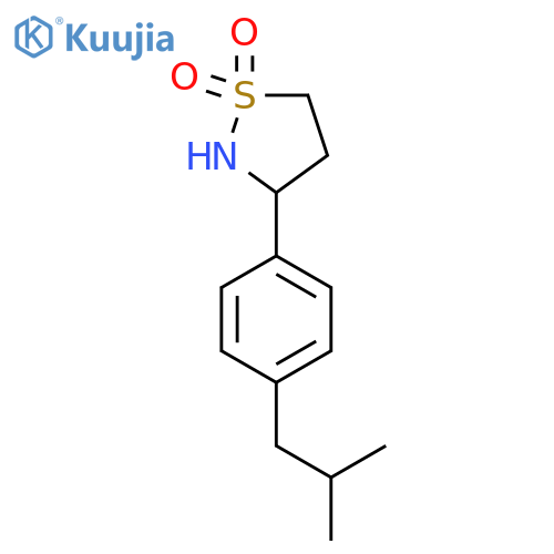 3-[4-(2-Methylpropyl)phenyl]-1lambda6,2-thiazolidine-1,1-dione structure