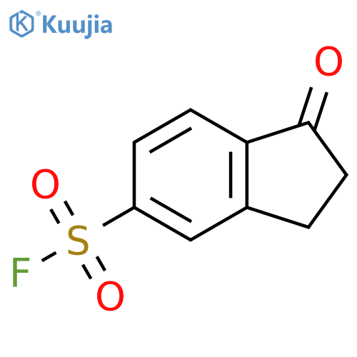 1-oxo-2,3-dihydro-1H-indene-5-sulfonyl fluoride structure