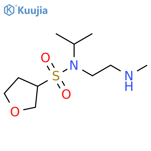 3-Furansulfonamide, tetrahydro-N-[2-(methylamino)ethyl]-N-(1-methylethyl)- structure