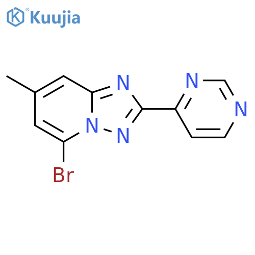 4-{5-bromo-7-methyl-1,2,4triazolo1,5-apyridin-2-yl}pyrimidine structure