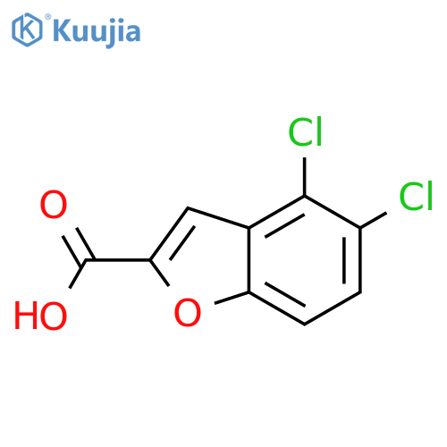 2-Benzofurancarboxylic acid, 4,5-dichloro- structure