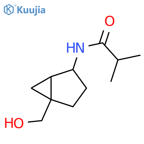 Propanamide, N-[5-(hydroxymethyl)bicyclo[3.1.0]hex-2-yl]-2-methyl- structure