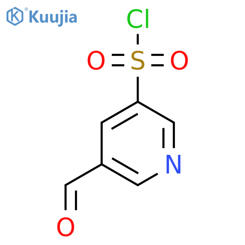 5-Formylpyridine-3-sulfonyl chloride structure