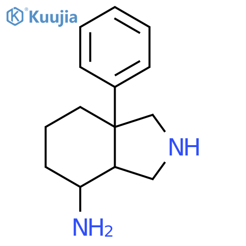 7a-phenyl-octahydro-1H-isoindol-4-amine structure
