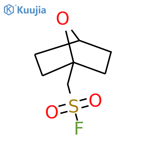 {7-oxabicyclo2.2.1heptan-1-yl}methanesulfonyl fluoride structure