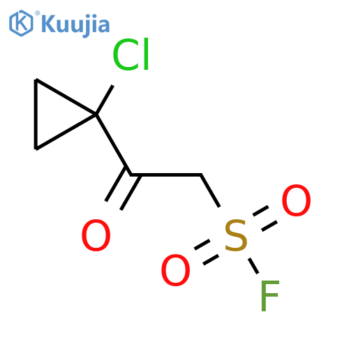 2-(1-chlorocyclopropyl)-2-oxoethane-1-sulfonyl fluoride structure