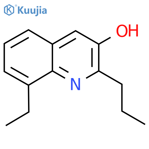 8-Ethyl-2-propylquinolin-3-ol structure