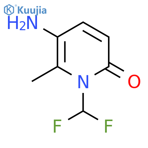 5-Amino-1-(difluoromethyl)-6-methyl-1,2-dihydropyridin-2-one structure