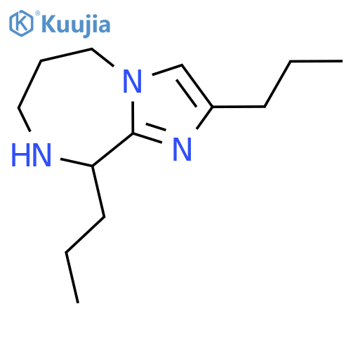 2,9-dipropyl-5H,6H,7H,8H,9H-imidazo[1,2-a][1,4]diazepine structure