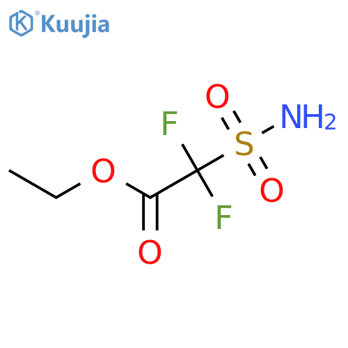 Ethyl 2,2-difluoro-2-sulfamoylacetate structure
