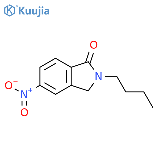 2-butyl-5-nitro-2,3-dihydro-1H-isoindol-1-one structure