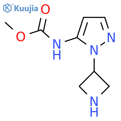 methyl N-1-(azetidin-3-yl)-1H-pyrazol-5-ylcarbamate structure