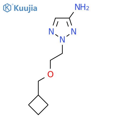 2-2-(cyclobutylmethoxy)ethyl-2H-1,2,3-triazol-4-amine structure
