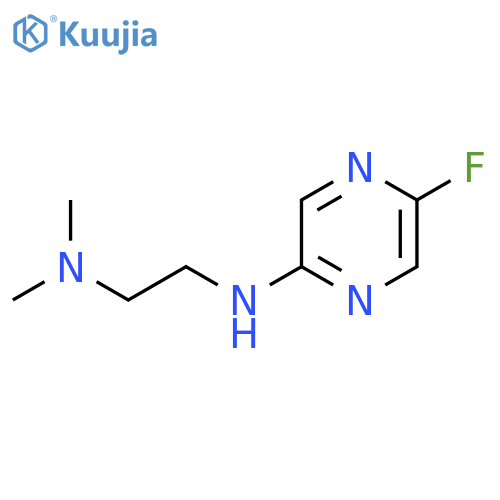 N-2-(dimethylamino)ethyl-5-fluoropyrazin-2-amine structure