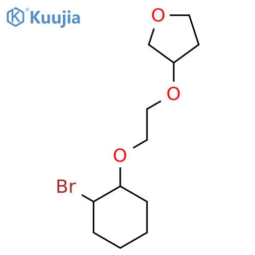 3-{2-(2-bromocyclohexyl)oxyethoxy}oxolane structure