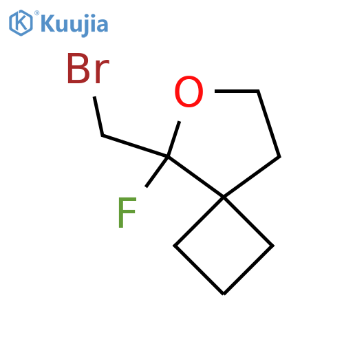 5-(bromomethyl)-5-fluoro-6-oxaspiro3.4octane structure
