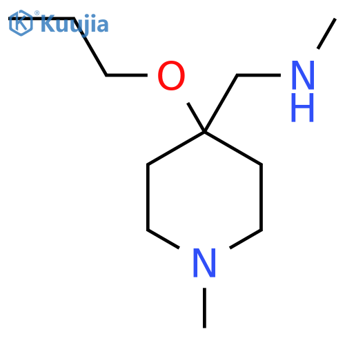 methyl(1-methyl-4-propoxypiperidin-4-yl)methylamine structure