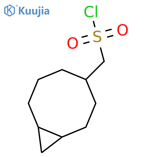{Bicyclo[6.1.0]nonan-4-yl}methanesulfonyl chloride structure