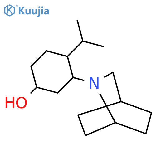 3-{2-Azabicyclo[2.2.2]octan-2-yl}-4-(propan-2-yl)cyclohexan-1-ol structure