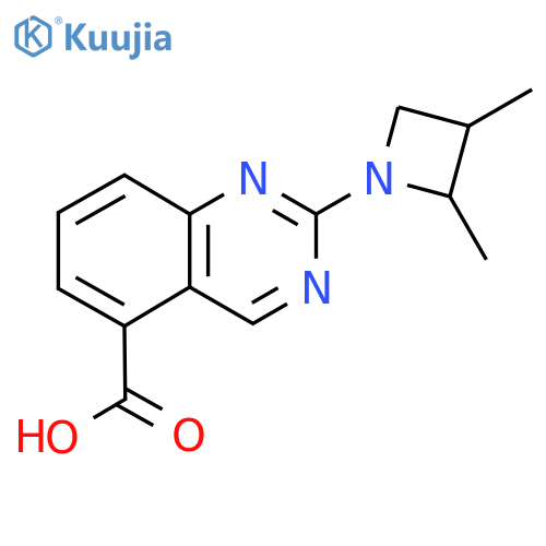 2-(2,3-dimethylazetidin-1-yl)quinazoline-5-carboxylic acid structure