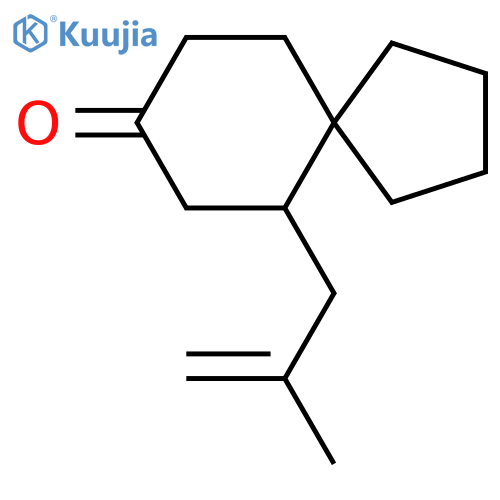 6-(2-Methylprop-2-en-1-yl)spiro[4.5]decan-8-one structure