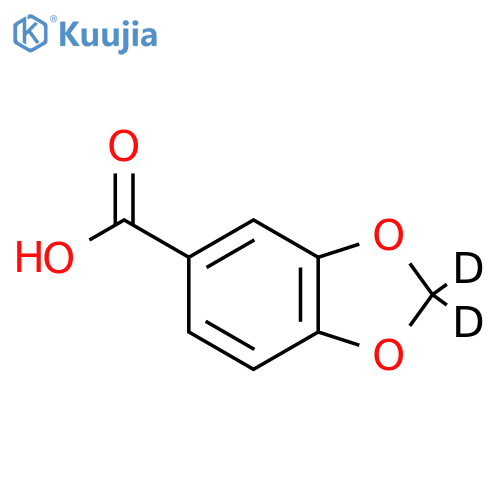 (2,2-2H2)-1,3-dioxaindane-5-carboxylic acid structure