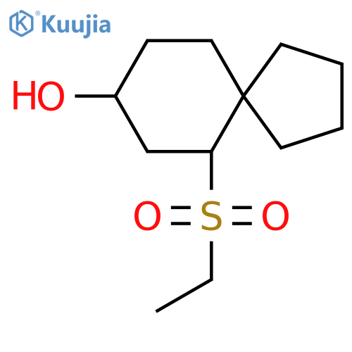 6-(Ethanesulfonyl)spiro[4.5]decan-8-ol structure