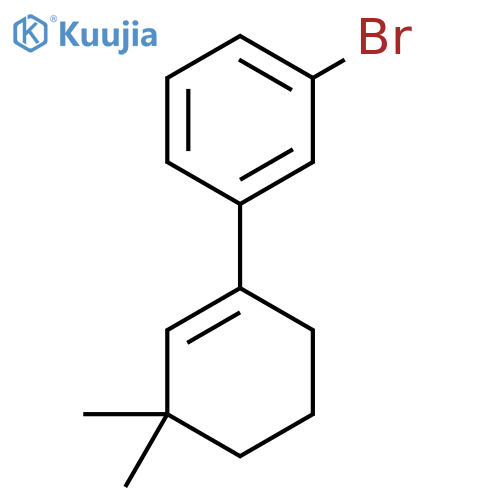 1-Bromo-3-(3,3-dimethylcyclohex-1-en-1-yl)benzene structure