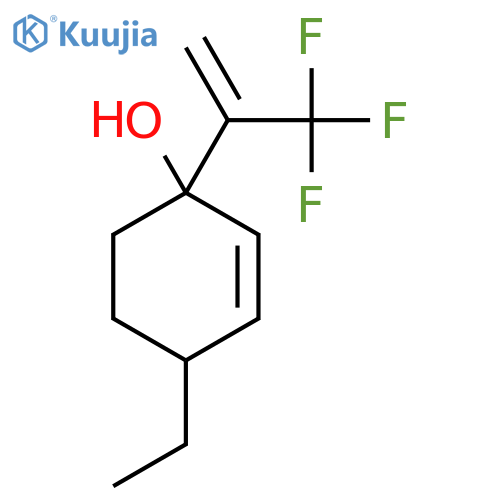 4-Ethyl-1-(3,3,3-trifluoroprop-1-en-2-yl)cyclohex-2-en-1-ol structure