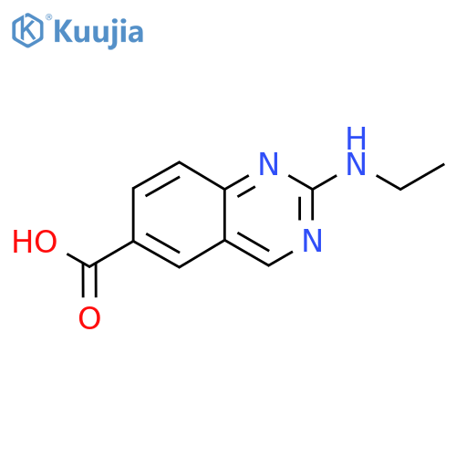 2-(Ethylamino)quinazoline-6-carboxylic acid structure