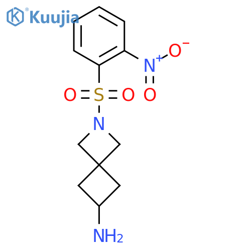 2-(2-nitrobenzenesulfonyl)-2-azaspiro3.3heptan-6-amine structure