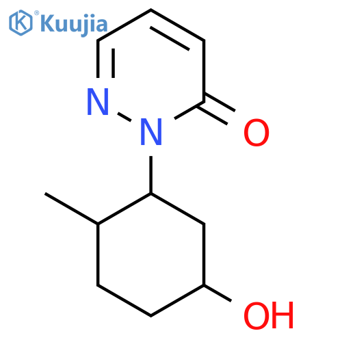 2-(5-Hydroxy-2-methylcyclohexyl)-2,3-dihydropyridazin-3-one structure
