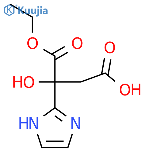 4-ethoxy-3-hydroxy-3-(1H-imidazol-2-yl)-4-oxobutanoic acid structure