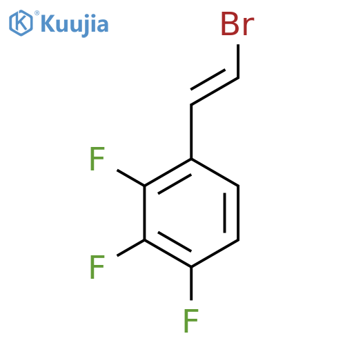 1-(2-Bromoethenyl)-2,3,4-trifluorobenzene structure