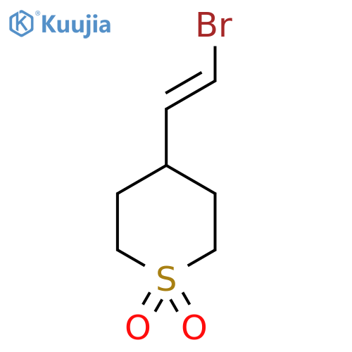 4-(2-Bromoethenyl)-1lambda6-thiane-1,1-dione structure