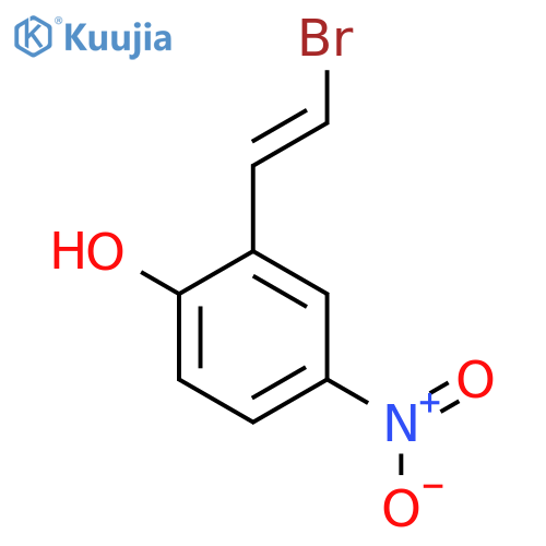 2-(2-Bromoethenyl)-4-nitrophenol structure
