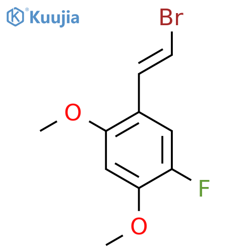 1-(2-Bromoethenyl)-5-fluoro-2,4-dimethoxybenzene structure
