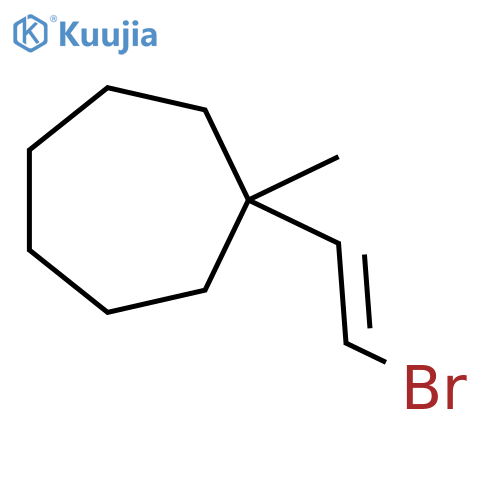 1-(2-Bromoethenyl)-1-methylcycloheptane structure