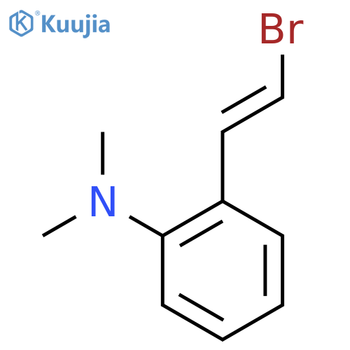 2-(2-bromoethenyl)-N,N-dimethylaniline structure