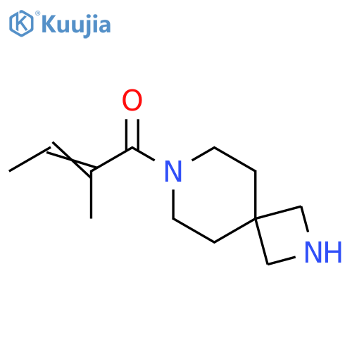 2-Buten-1-one, 1-(2,7-diazaspiro[3.5]non-7-yl)-2-methyl- structure