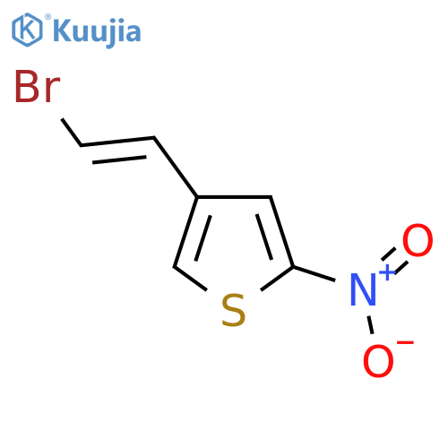 4-(2-Bromoethenyl)-2-nitrothiophene structure