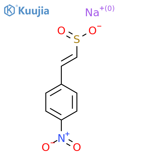 sodium (E)-2-(4-nitrophenyl)ethene-1-sulfinate structure