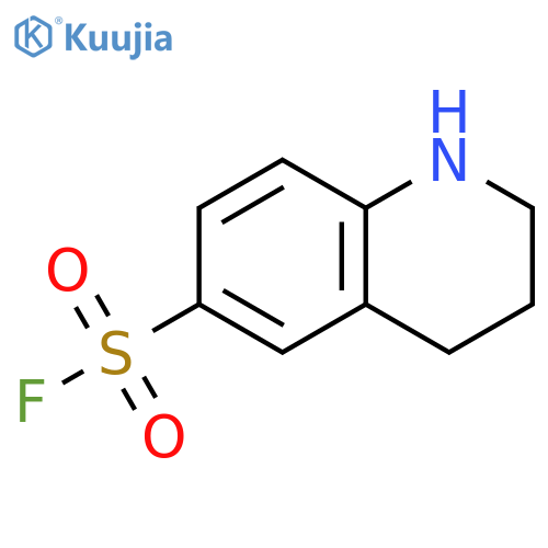6-Quinolinesulfonyl fluoride, 1,2,3,4-tetrahydro- structure
