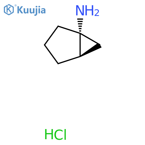 Bicyclo[3.1.0]hexan-1-amine, hydrochloride (1:1), (1R,5R)- structure