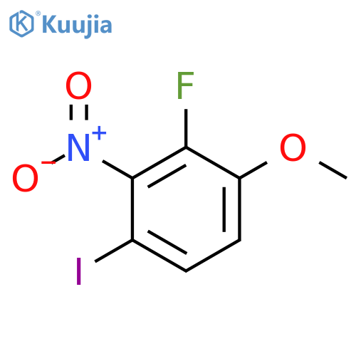 2-Fluoro-4-iodo-1-methoxy-3-nitrobenzene structure