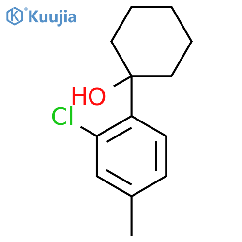 1-(2-Chloro-4-methylphenyl)cyclohexanol structure