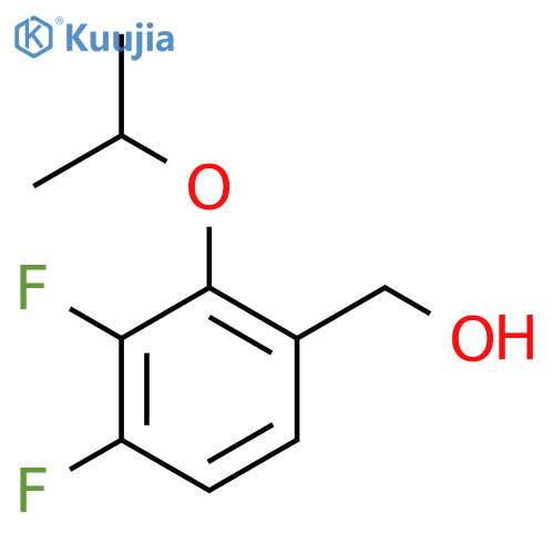 (3,4-Difluoro-2-isopropoxyphenyl)methanol structure