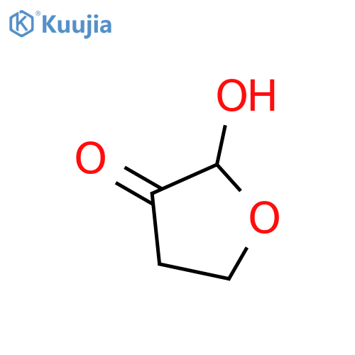 2-Hydroxyoxolan-3-one structure